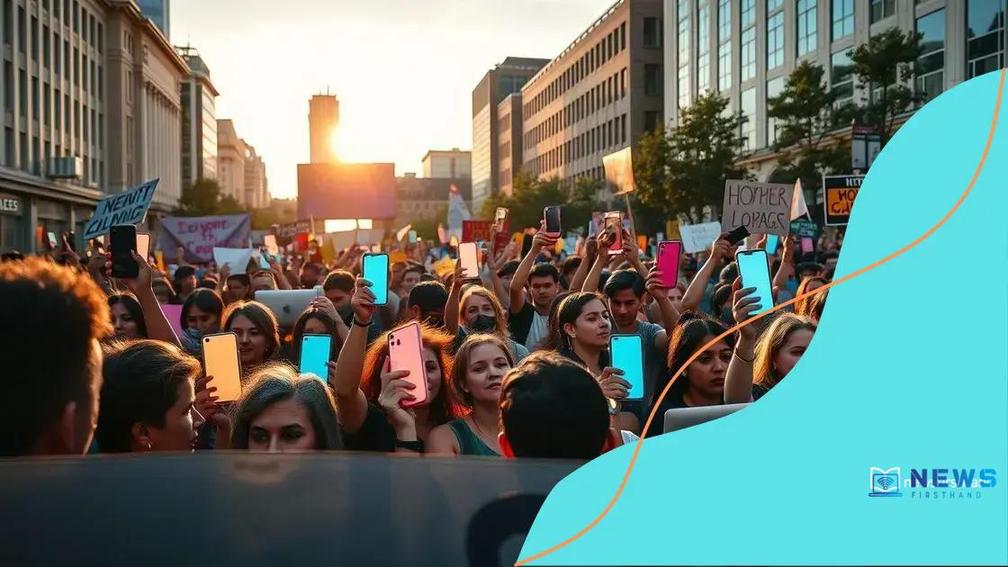 Impact of technology on protest movements