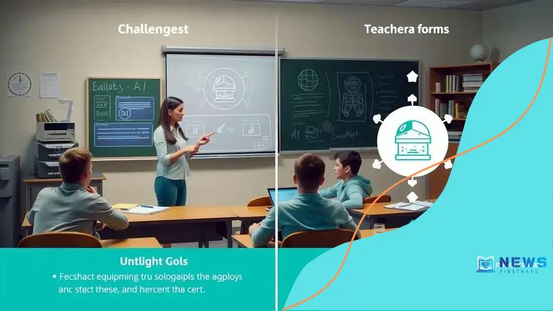Challenges of integrating AI in classrooms
