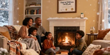 Family enjoying warmth at home with federal energy assistance