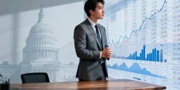 Thoughtful person analyzing federal budget impact on personal finances in 2026