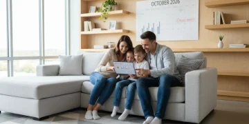 Happy family reviewing Child Tax Credit updates for 2026